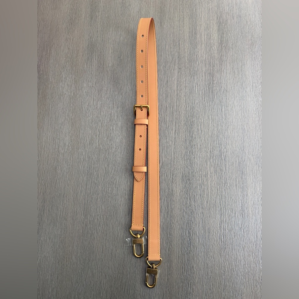 LV Adjustable Vachetta Strap